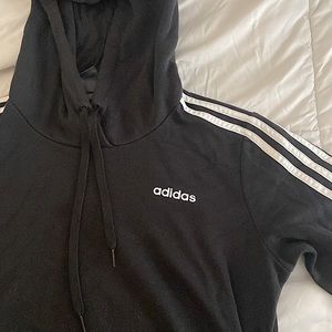 Black and white Adidas hoodie